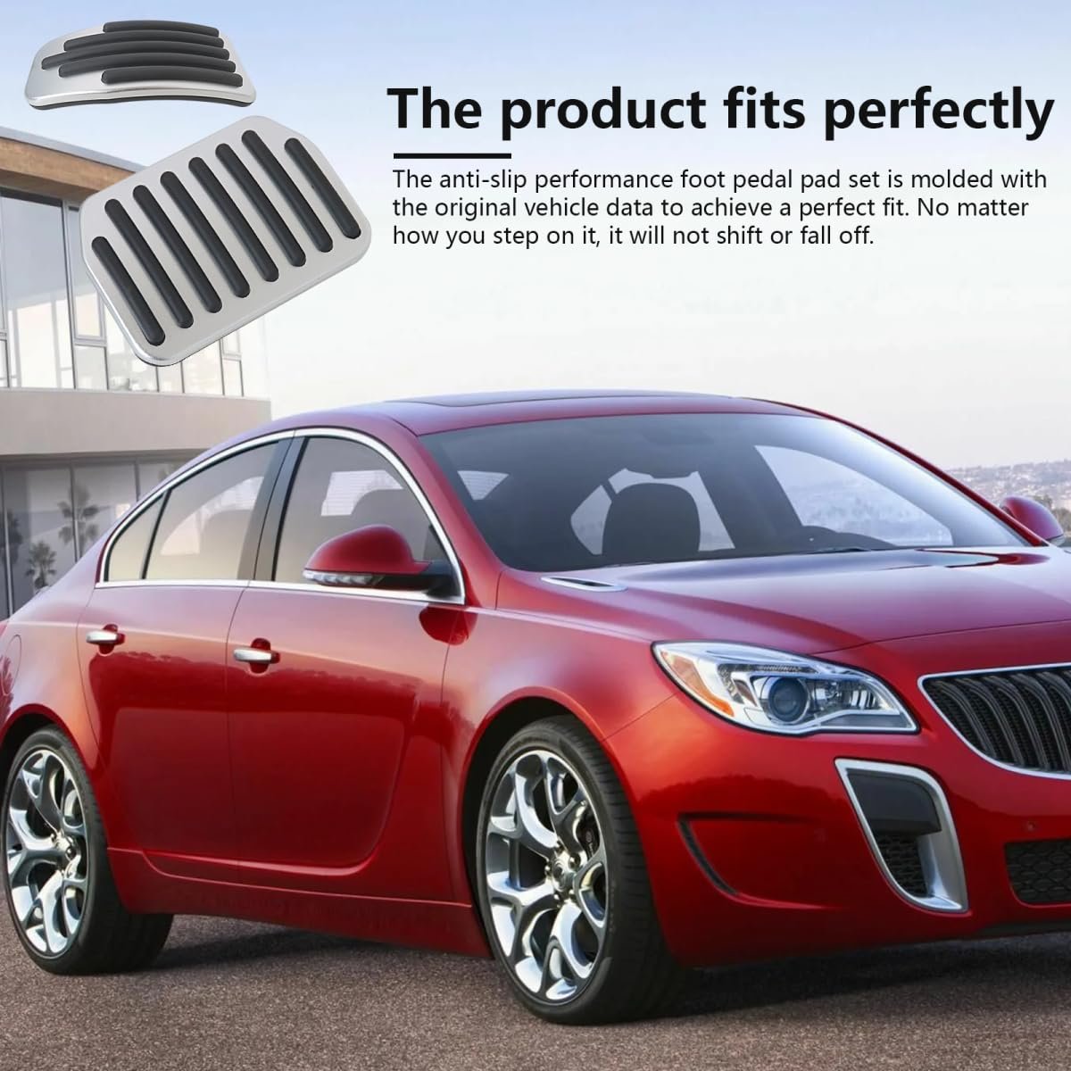 Foot Pedal Pad Replacement Fit For Tesla Model 3 Y 2016-2025 Auto Aluminum Covers Accessories Non-slip Accelerator Brake Rest