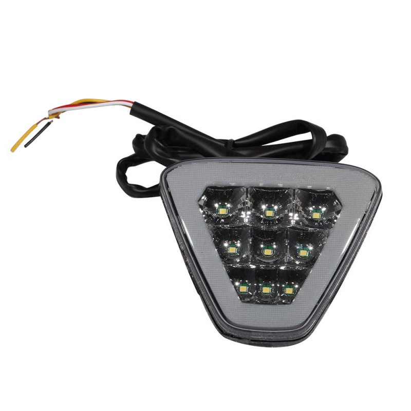 Ikon Motorsports Brake Lights Universal Fitment For Car Triangle Smoke Rear 3rd Stop Safety Lamp