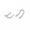 Uxcell 4pcs Universal U Shaped Motorcycle Scooter Exhaust Pipe Muffler Pull Hooks