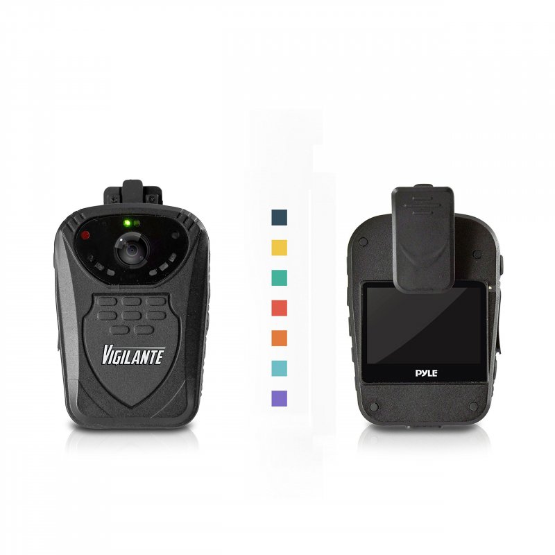 Wireless Body Camera Full Hd 1080p Police Security Cam With Night Vision 16gb Memory 2 In Lcd Display Water Resistant Model