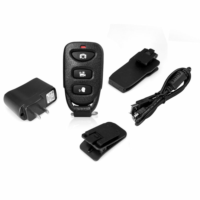 Wireless Body Camera Full Hd 1080p Police Security Cam With Night Vision 16gb Memory 2 In Lcd Display Water Resistant Model