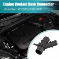 X Autohaux Engine Coolant Hose Connector For Audi A3 Quattro 2007-2013 Tt 2007-2014 No 1k0121087h 1k0121087r