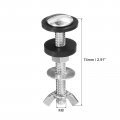 Uxcell 2pcs Toilet Tank To Bowl Bolts Repair Kit With Nuts Rubber Washers Gaskets Bathroom Screw Silver