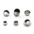 Httmt Mt247-003-cd Chrome Bolts Toppers Caps Compatible With 1991-2012 H-d Dyna Glide Twin Cam