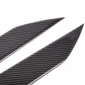 Replacement For Nissan 350z Z33 Fairlady Z Coupe 2003-2009 Black Carbon Fiber Headlight Eyelids Eyebrows Covers Left Right Pack