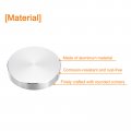 Uxcell M8 Thread 40mm Diameter Round Shape Aluminum Disc Hardware 4pcs Circle Glass Top Adapter For Table