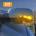 Hercoo Led Side Mirror Turn Signal Puddle Light Lamp Housing Cover Compatible With Dodge Ram 1500 2009-2018 2500 2010-2018