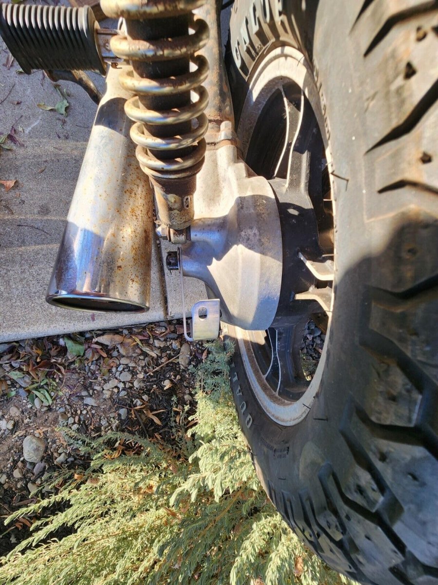 Eaccessories Ea Rolled License Plate Relocation Holder Bracket For Sport Bikes Honda Kawasaki Suzuki Yamaha All Years Rear Axle