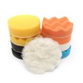 Kimiss 11pcs Sponge Buffing Polishing Waxing Pad Kit Car Polisher Buffer Drill 5 Inch 135 Pcs 
