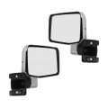Fydun Chrome Silver Rear View Mirror Convex Rearview For Land Cruiser 60 Series 1980a 1990