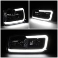Auto Dynasty Led Drl Tinted Clear Corner Headlight W Bumper Lamps Tool Kit Compatible With Gmc Sierra Yukon 99-07