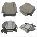 Waltyotur Driver Bottom Leather Seat Cover Gray Replacement For Expedition 2007-2015