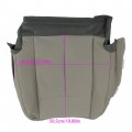 Waltyotur Driver Bottom Leather Seat Cover Gray Replacement For Expedition 2007-2015