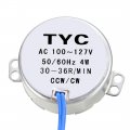 Uxcell Synchronous Motor Ac 100-127v 30-36rpm 50-60hz Ccw Cw 4w Turntable Gear Box For Microwave Oven