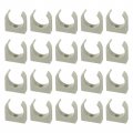 Uxcell 50pcs U-shaped Water Pipe Clamps Ppr Clips U Shaped Clip Fit For 32mm 1 26 Od Pipes And Tubing Hoses Support Grey