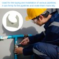 Uxcell 50pcs U-shaped Water Pipe Clamps Ppr Clips U Shaped Clip Fit For 32mm 1 26 Od Pipes And Tubing Hoses Support Grey
