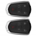 Ocpty 2 Key Fob Shells Case For Cadillac Escalade Esv 2015-2018 Hyq2ab