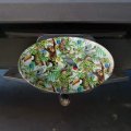 Animal Tree Of Life Monkey Koala Toucan Pattern Oval Tow Trailer Hitch Cover Plug Insert