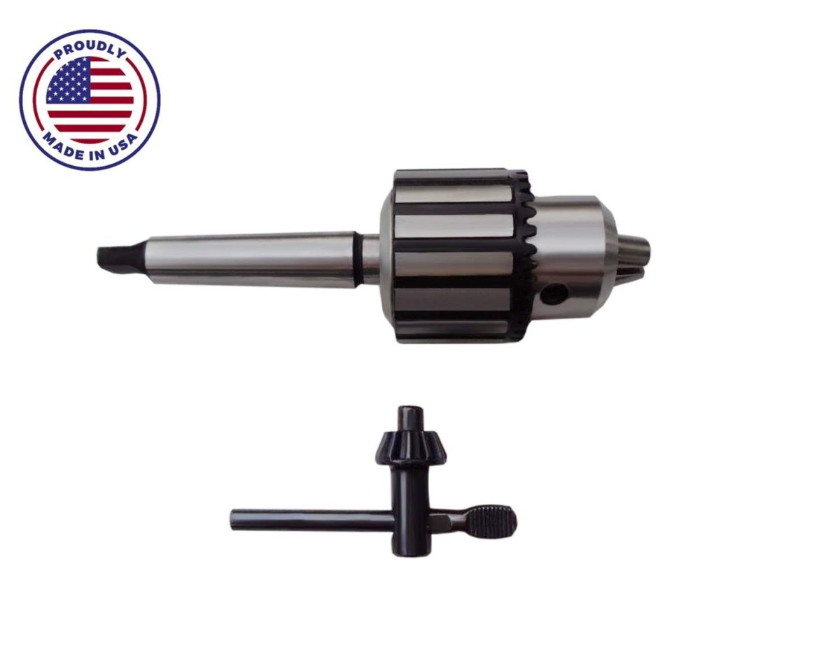 Heavy Duty Keyless Drill Press Chuck For Ridgid Dp15000 3 4 In Replacement Stainless Steel 7 8 14 Unc Thread