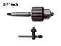 Heavy Duty Keyless Drill Press Chuck For Ridgid Dp15000 3 4 In Replacement Stainless Steel 7 8 14 Unc Thread