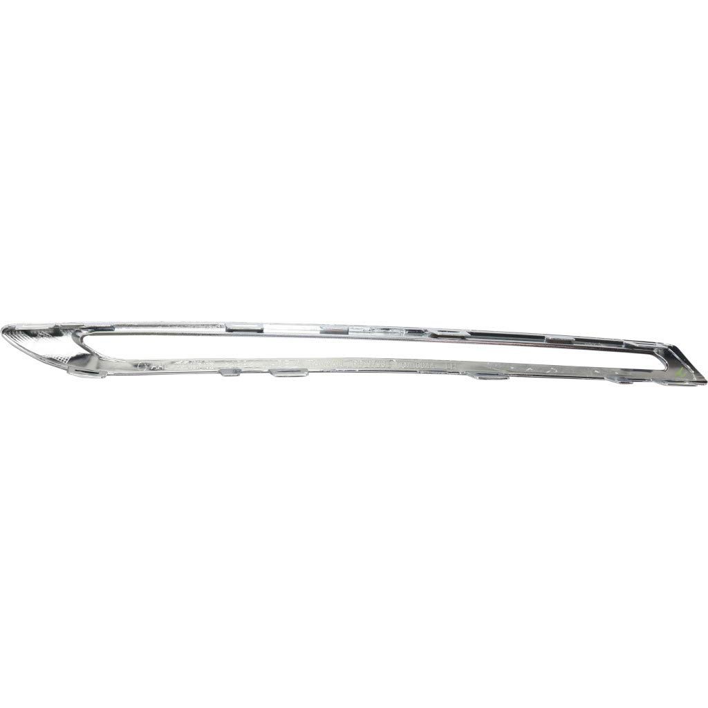 Lower Grille Molding Driver Side For Mercedes Benz Gle350 Gle400 2016 2017 2018 2019 Chrome Plastic Replacement Mb1214107