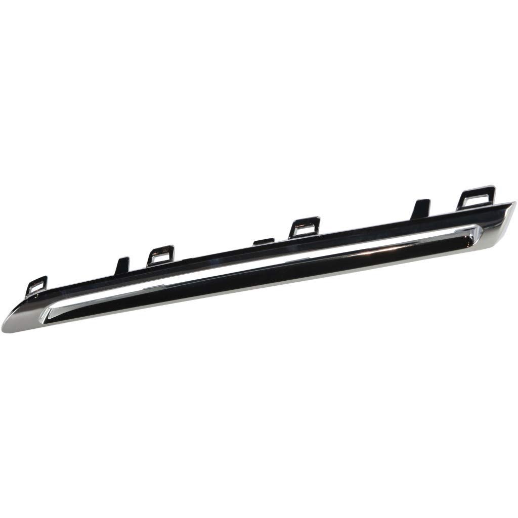 Lower Grille Molding Driver Side For Mercedes Benz Gle350 Gle400 2016 2017 2018 2019 Chrome Plastic Replacement Mb1214107