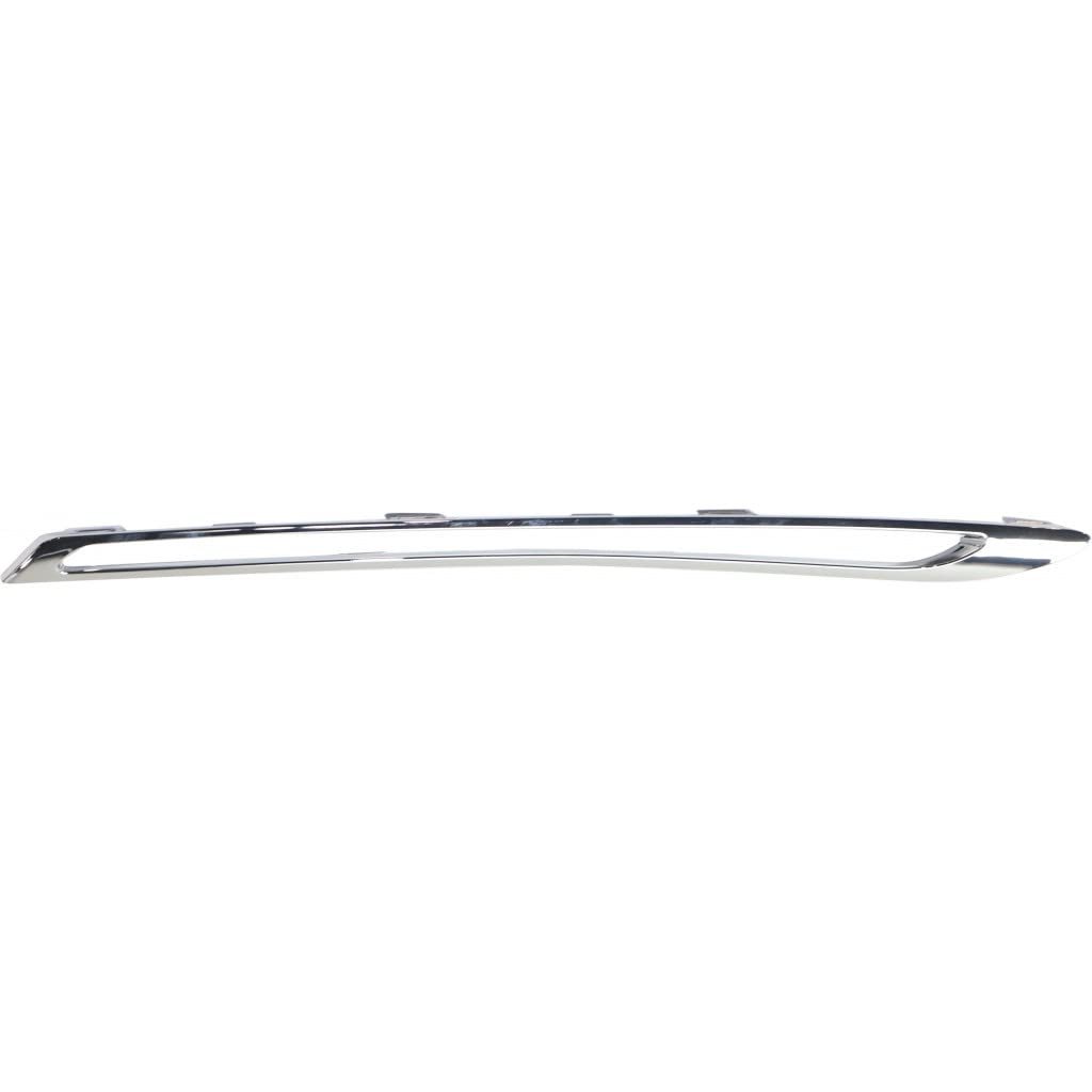Lower Grille Molding Driver Side For Mercedes Benz Gle350 Gle400 2016 2017 2018 2019 Chrome Plastic Replacement Mb1214107