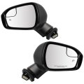 Towing Mirrors Glass Fit For 2018-2018 Fusion Ford Left And Right Outside Rear View Js7z17683xa-pfm