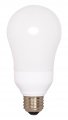 Satco S7291 15-watt Medium Base A-type Bulb 2700k 120v Equivalent To 60-watt Incandescent Lamp With Energy Star Rated White 