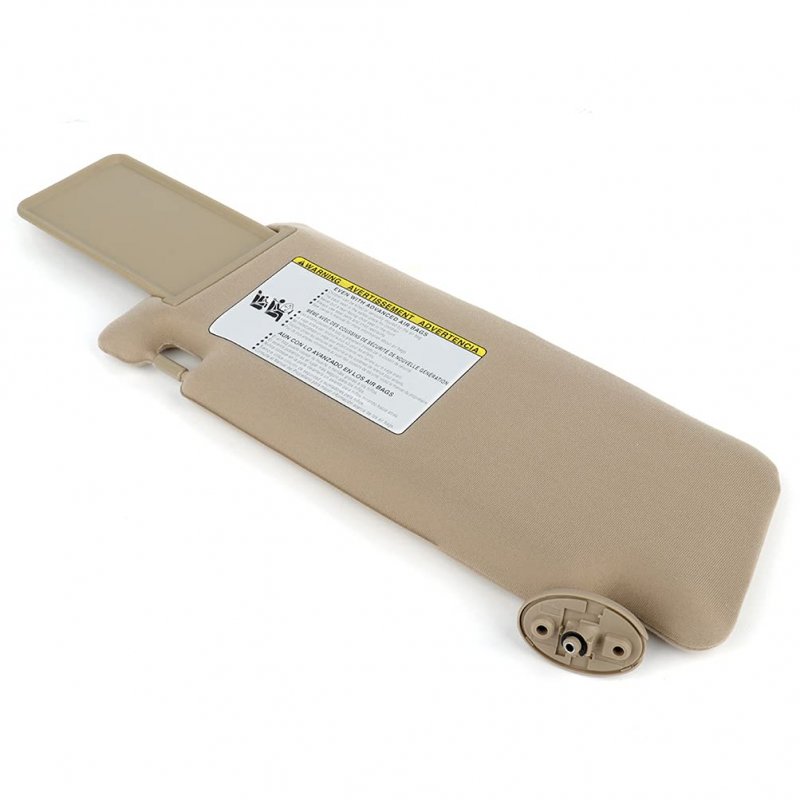Beige Sun Visor For 2005 2006 2007 2008 2009 2010 2011 2012 2013 2014 Toyota Tacoma Without Sunroof Right Passenger Side