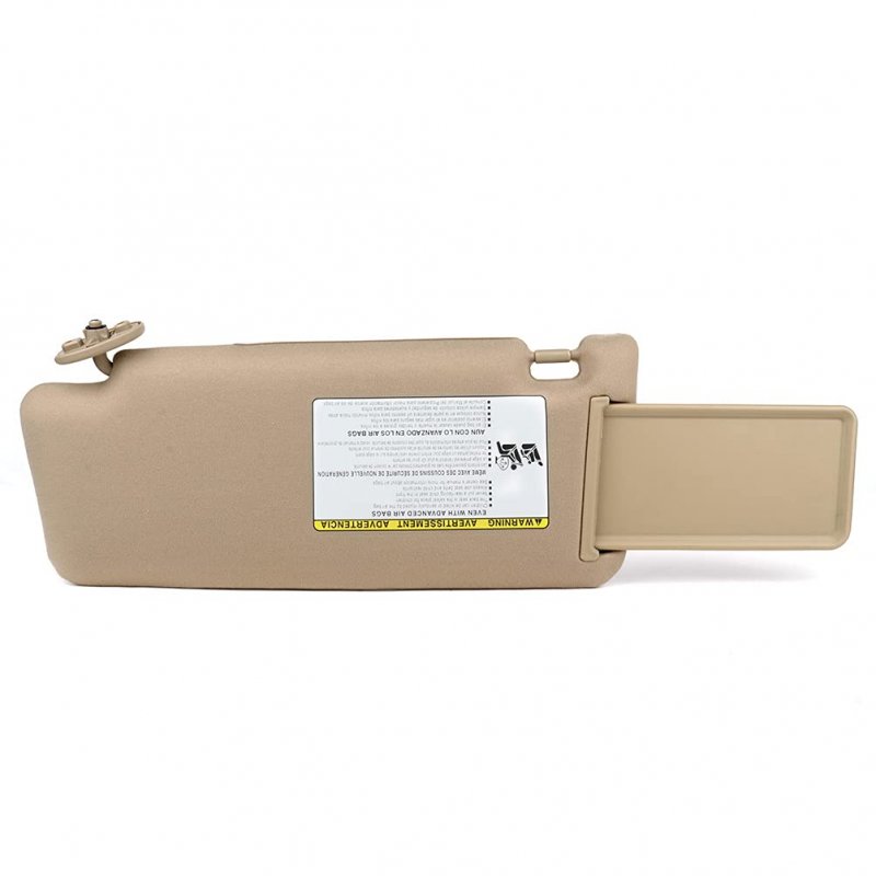 Beige Sun Visor For 2005 2006 2007 2008 2009 2010 2011 2012 2013 2014 Toyota Tacoma Without Sunroof Right Passenger Side