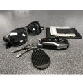 Dodge Demon In Red Real Carbon Fiber Large Tear-drop Key Chain Keychain Official Licensed