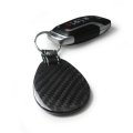 Dodge Demon In Red Real Carbon Fiber Large Tear-drop Key Chain Keychain Official Licensed