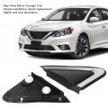 Fydun 1 Pair Car Rear View Mirror Triangle Trim 96319 3ra0a 96318 Replacement For Sentra 2013a 2016