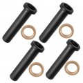 Caltric Front A-arm Long Bushings Compatible With Polaris Sportsman 400 4x4 1993-1997 2001 2002
