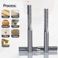 Huhao Cnc Router Bits 6mm Shank Flush Trim Carbide Tipped 3 Flutes Tct Milling Cutter Trimming Slotting Grooving Fluting