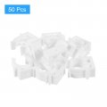 Uxcell 50pcs U-shaped Pipe Clamps Clips Ppr U Shaped Water Clamp Fit For 20mm 0 79 Od Pipes And Tubing Hoses Support White