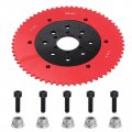 Wadoy 35 Chain 64t Split Sprocket With Adapter Compatible 212cc Mini Bike Go Kart Motorcycle Monsttar Motoo 80cc 105cc