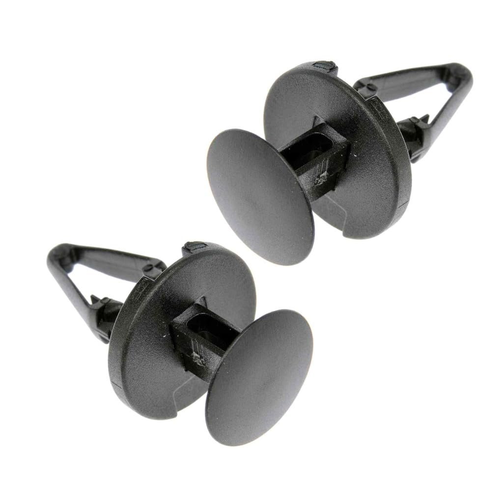 Cover Retainers For Saturn Sc1 Sc2 1993 1994 1995 1996 Black Plastic Fender Liner Push Rivet Fastener 0 56 In Face Diameter