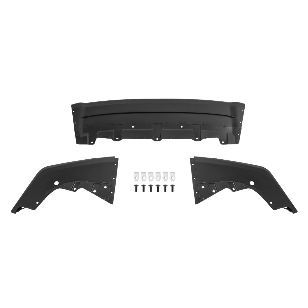 Front Bumper Valance Air Dam Deflector For 2017 2021 Honda Civic Sport Touring Hatchback Matte Black Replacement 71102tgga50