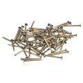 70pcs Small Tiny Nails 1 2x15mm Dxl Brass Hardware Round Head Nail For Wooden Diy Projects Decorative Boxes Household Bronze 