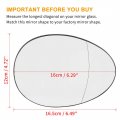 X Autohaux Mirror Glass Heated With Backing Plate Passenger Side Right Rear View For Bmw Mini Cooper 2007-2015