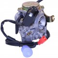 Glenparts Carburetor Air Intake Manifold Pipe And Fuel Filter For Gy6 50cc 49cc 60cc 80cc 110cc 4 Stroke Engine Scooter Moped