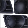 To1039182 Front Fog Light Cover Compatible With Toyota Sequoia 2008-2017 Passenger Right Side Smooth Black