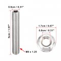 X Autohaux 16pcs Stainless Steel Exhaust Manifold Bolt Stud Hardware For Ford 4 6 5 Liter V8 2 Manifolds