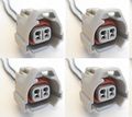 4 X Nippon Denso Fuel Injector Connector Bottom Slot For 1jz 2jz Toyota Subaru 