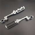 Xkh Group Motorcycle Chrome Long Angled Adjustable Peg Mounting Kit Eagle Foot For Honda Goldwing Vtx1300 Shadow Valkyrie