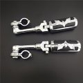 Xkh Group Motorcycle Chrome Long Angled Adjustable Peg Mounting Kit Eagle Foot For Honda Goldwing Vtx1300 Shadow Valkyrie