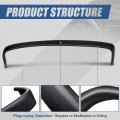 Auto Dynasty Gauge Cluster Instrument Dash Panel Bezel Trim Visor Compatible With Toyota Pickup 89-95 Textured Black