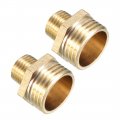 Brass Pipe Fitting Reducing Hex Bushing 1 2 Bsp Male X 4 Adapter 2pcs 